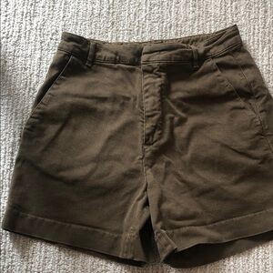 ME+EM Olive Green Shorts